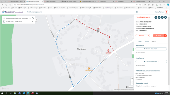 Bakers Lane Road Closure